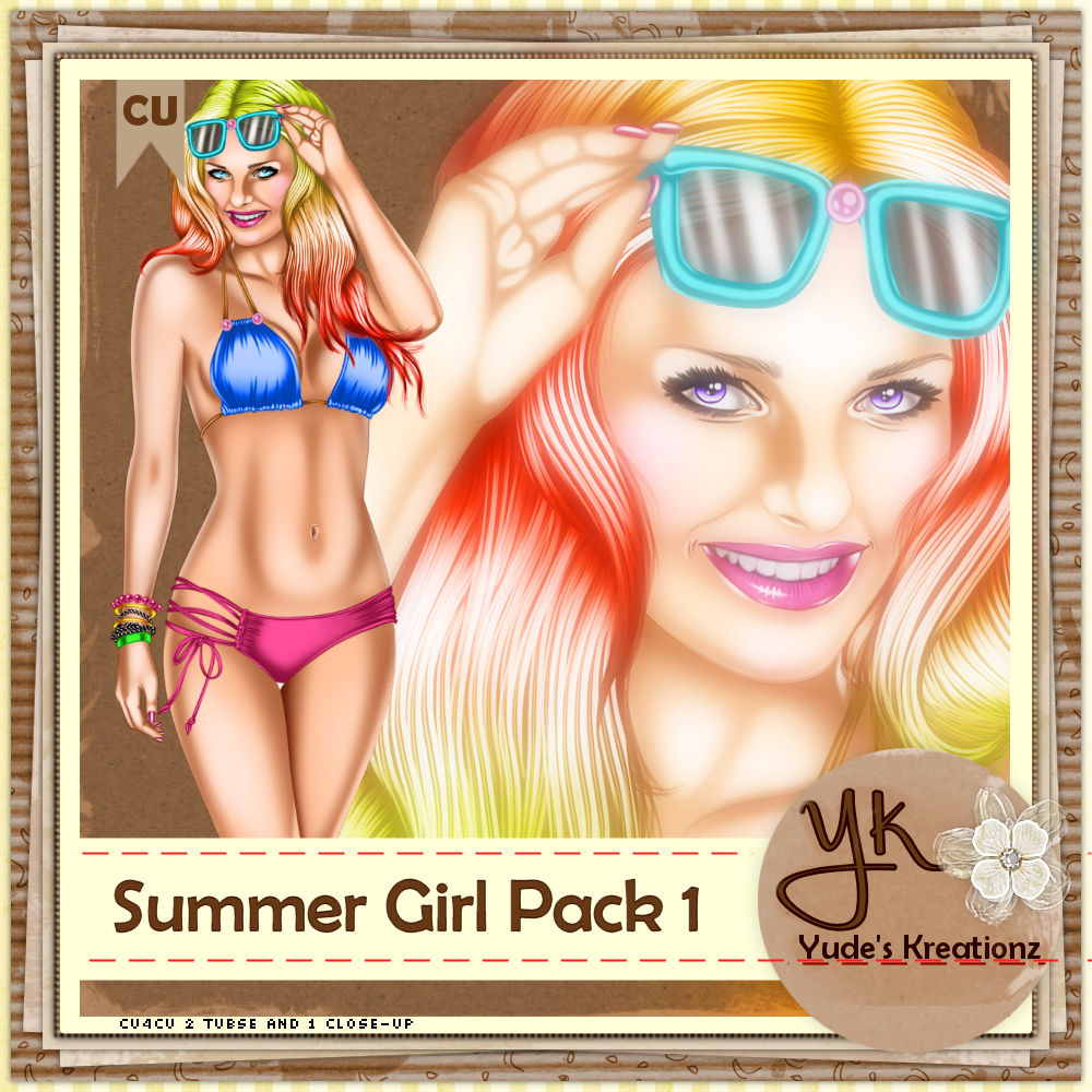 Summer Girl Pack 1 - Click Image to Close